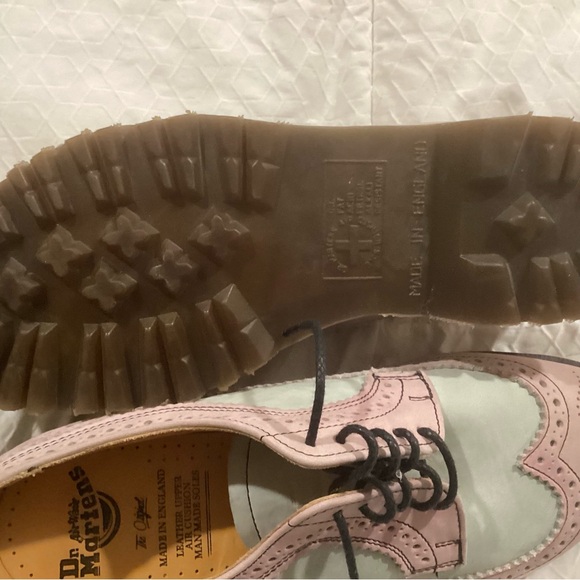 Dr. Martens Pink and Green Men's Shoes - Picture 3 of 5
